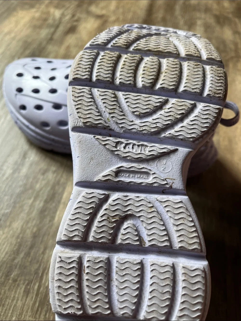 Kids Lavender Slip-On Water Shoes with Drainage Holes